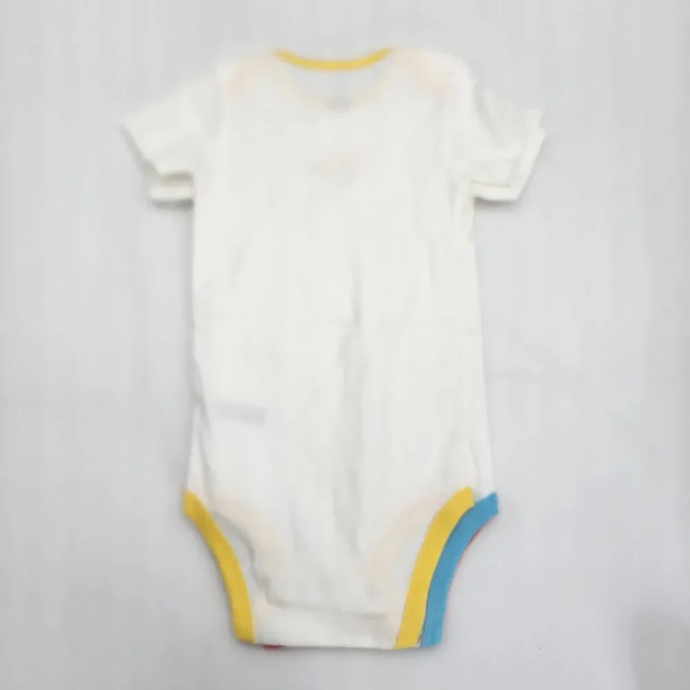 Carter's Baby Boys Infants‎ Dinosaur 3 Piece Short sleeves Bodysuits White NWOT